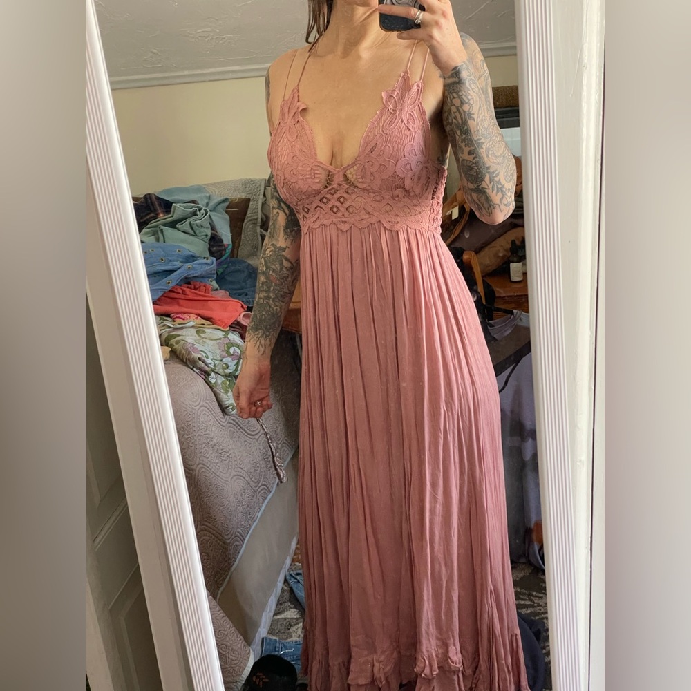 Free People Dress- NWOT in color Rose. Size Small
